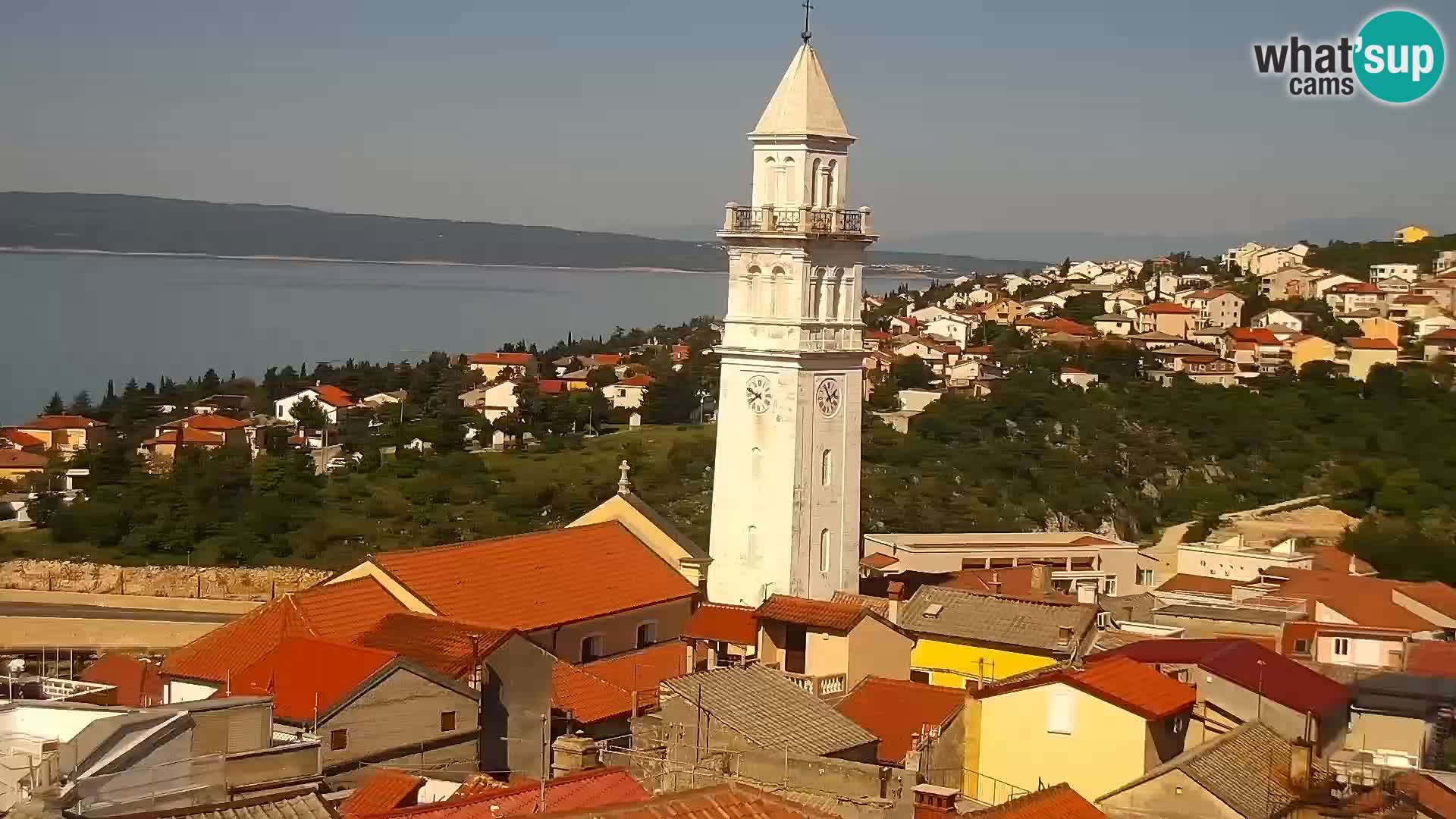 Panoramic webcam Novi Vinodolski – Dalmatia live