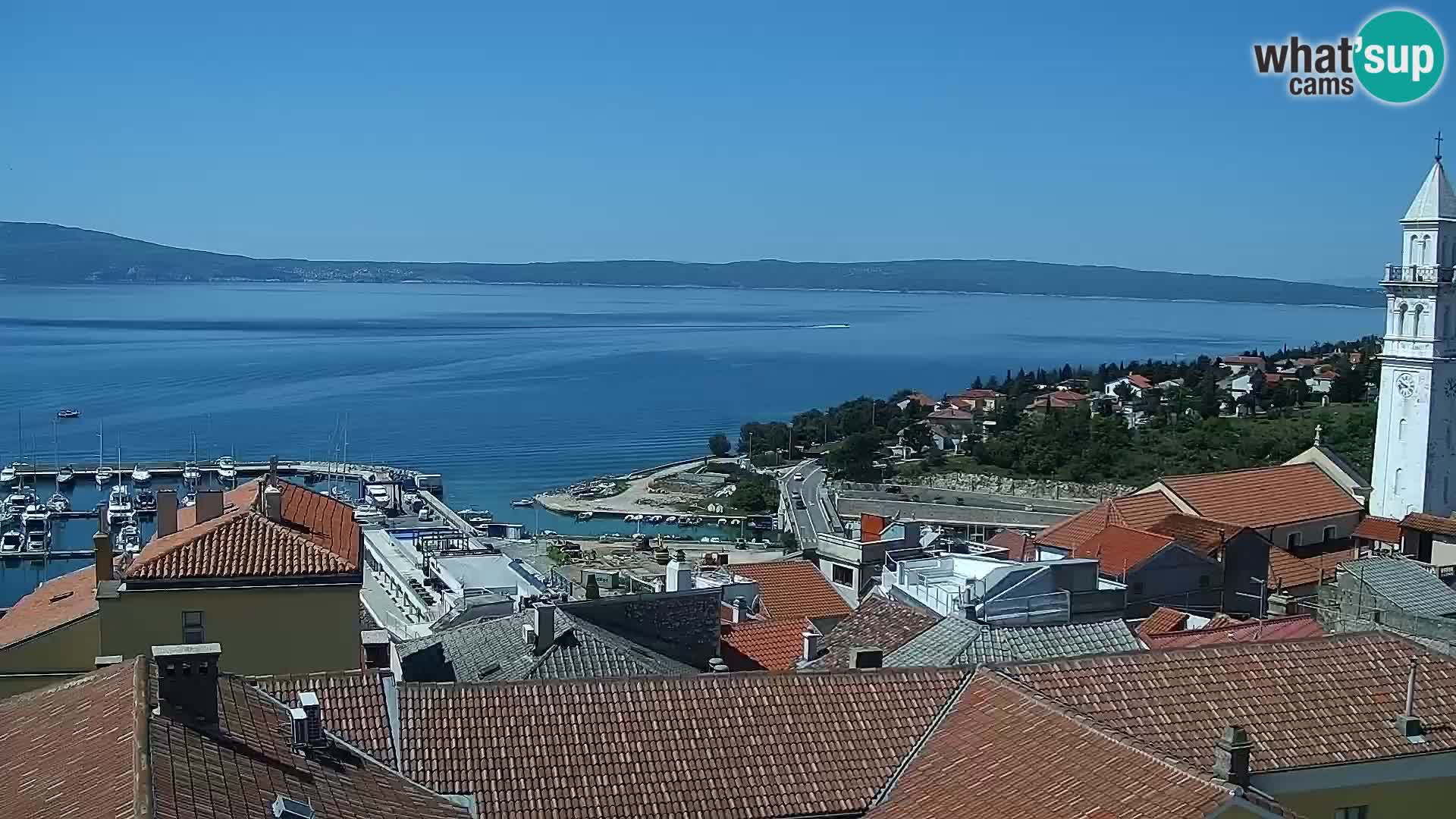 Panoramic webcam Novi Vinodolski – Dalmatia live