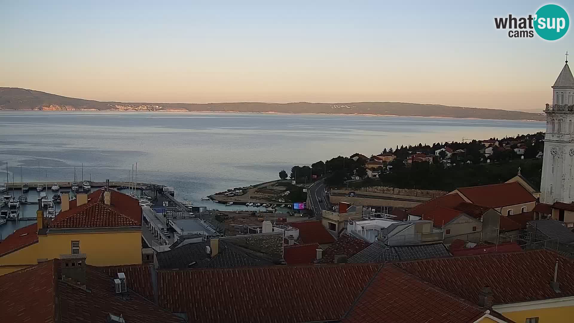 Panoramic webcam Novi Vinodolski – Dalmatia live