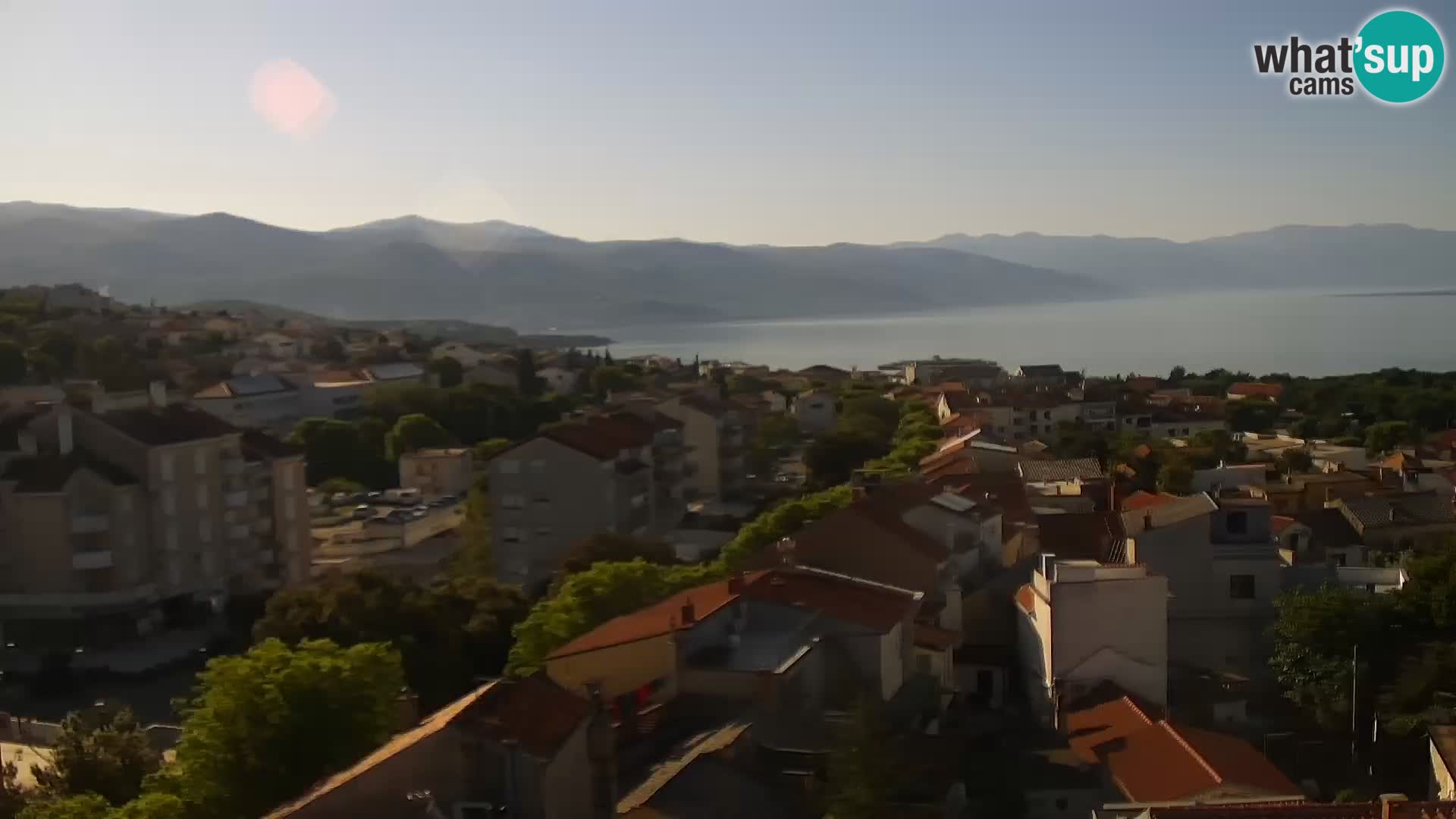 Panoramic webcam Novi Vinodolski – Dalmatia live