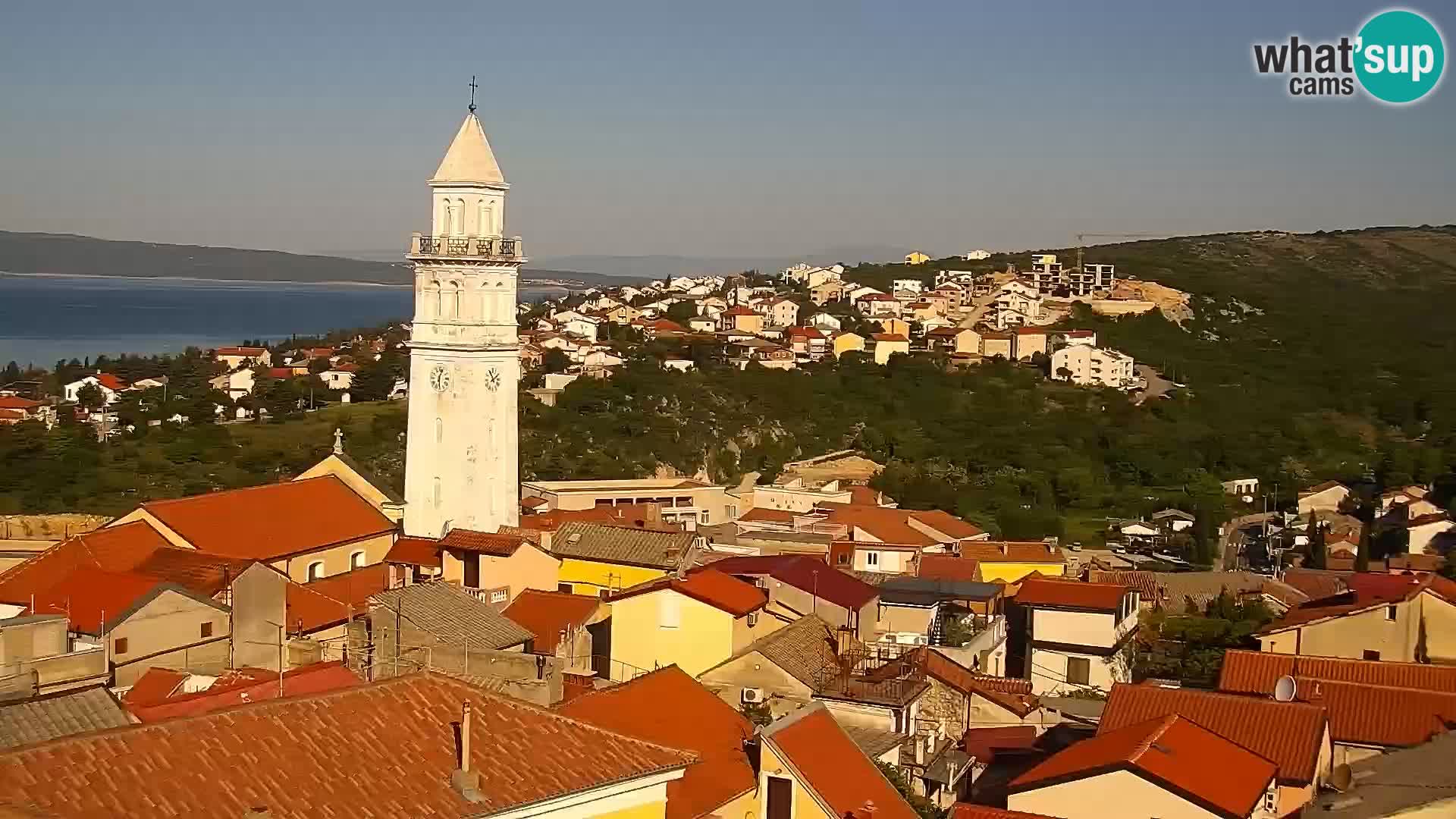 Novi Vinodolski panorama – Dalmacija web kamera