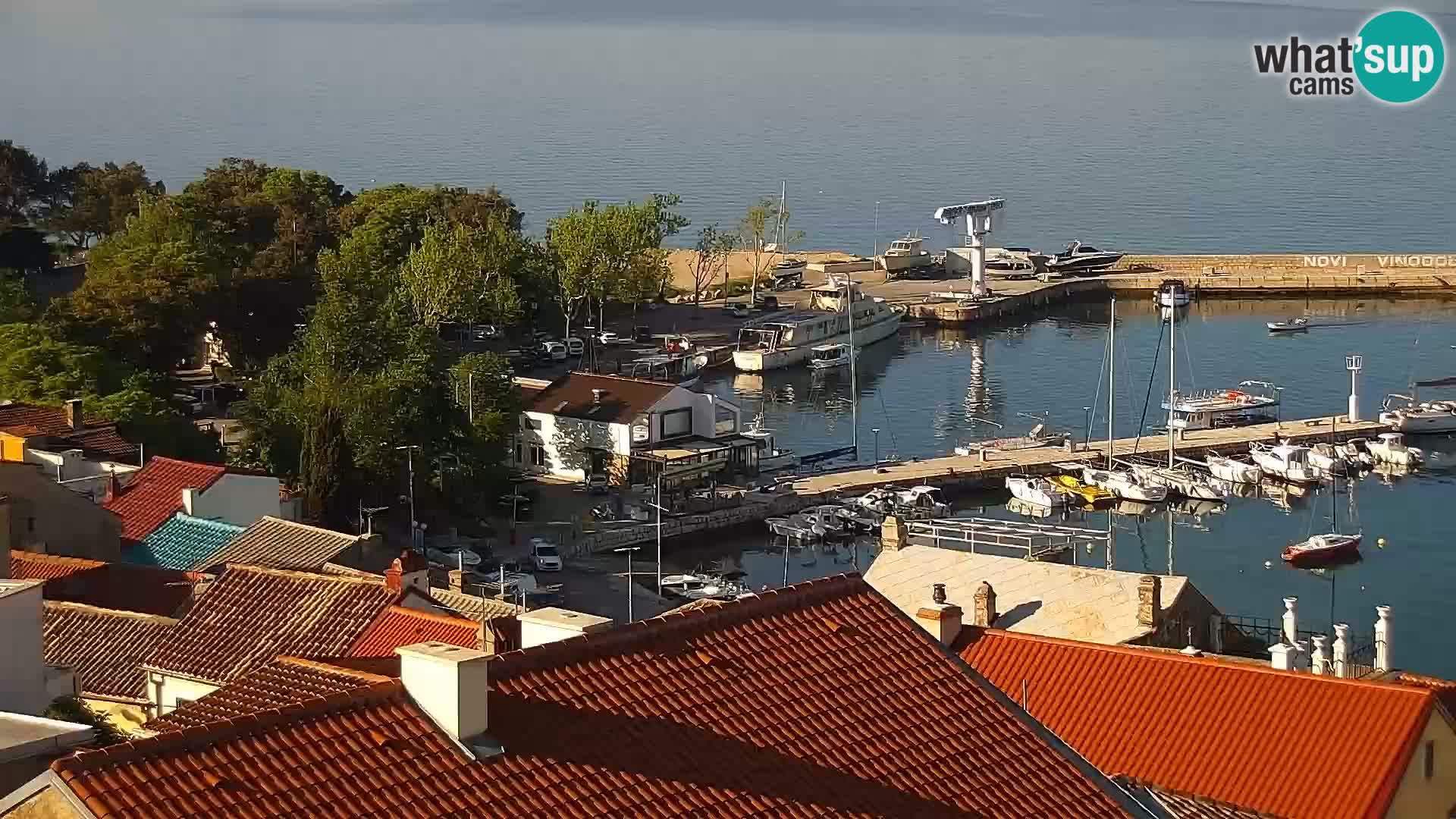 Panoramic webcam Novi Vinodolski – Dalmatia live