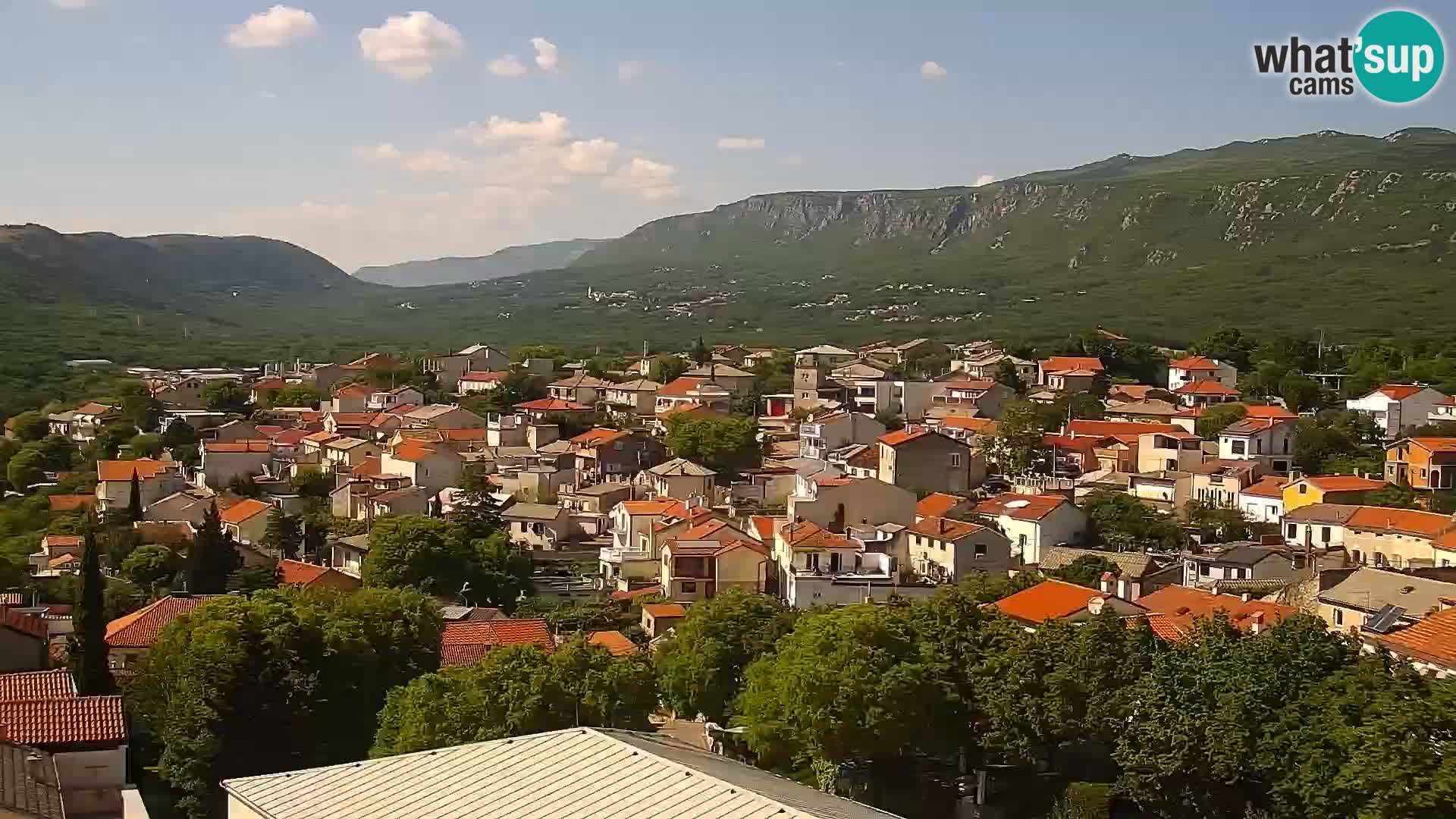 Panoramska spletna kamera Novi Vinodolski – Dalmacija v živo