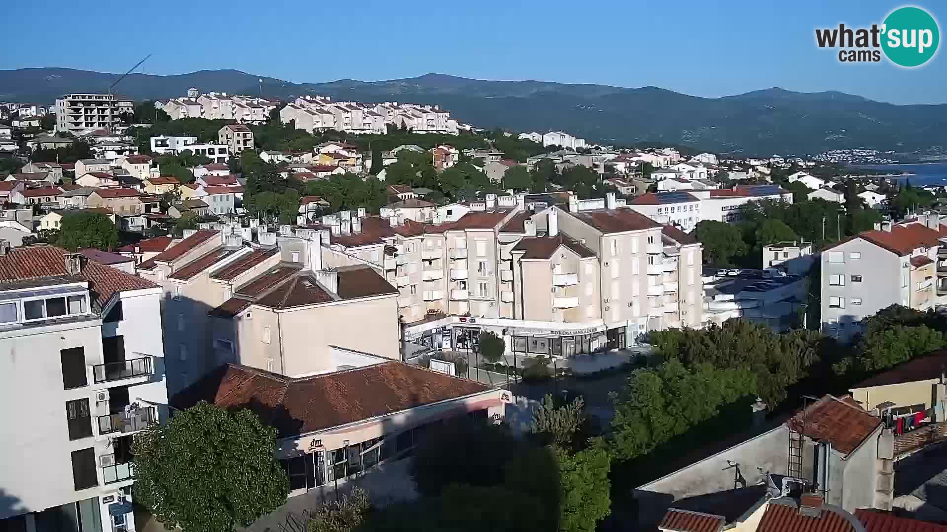 Novi Vinodolski panorama – Dalmacija web kamera