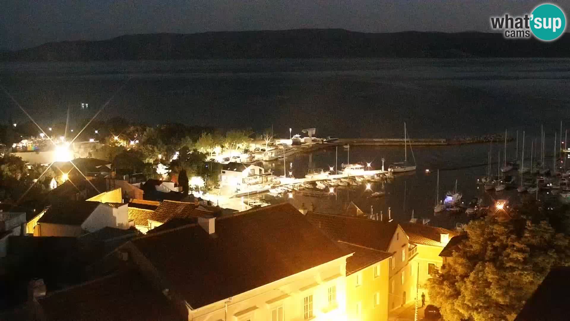 Panoramic Novi Vinodolski livecam Dalmatien