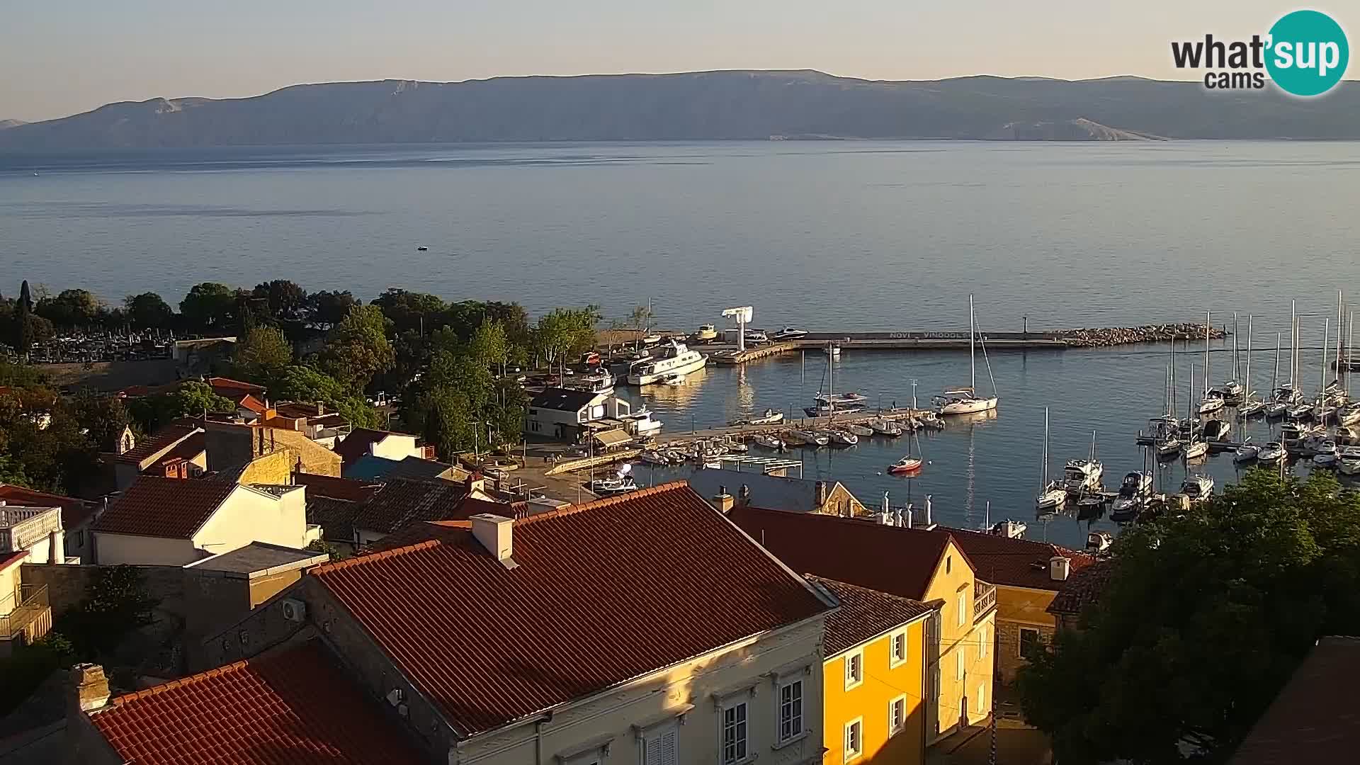 Panoramic webcam Novi Vinodolski – Dalmatia live