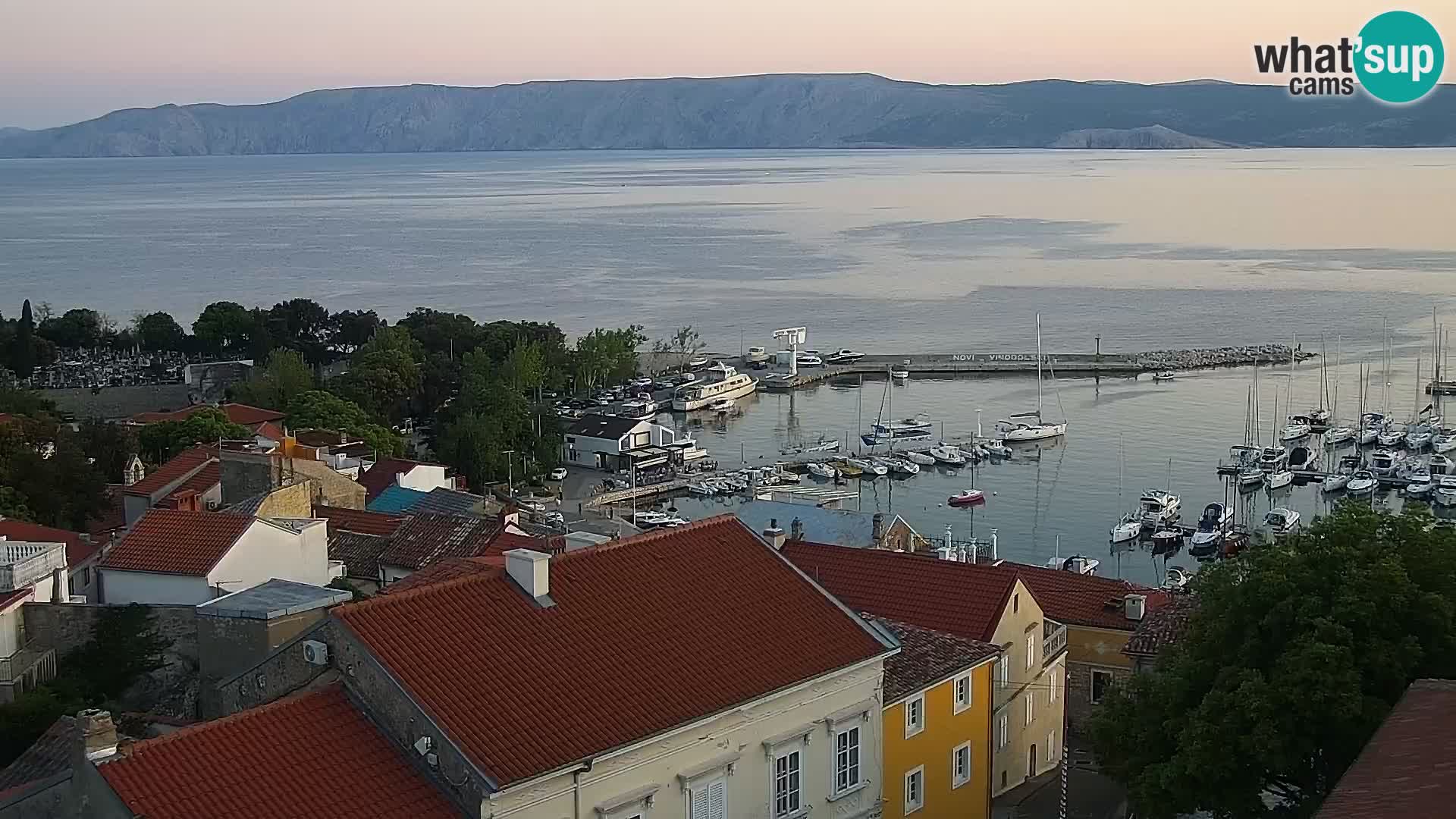Panoramic Novi Vinodolski livecam Dalmatien
