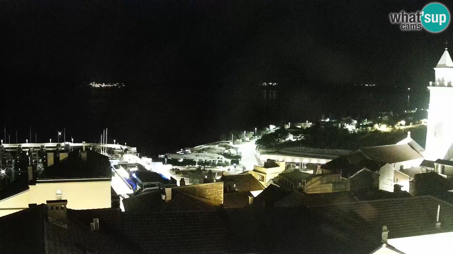 Novi Vinodolski panorama – Dalmacija web kamera
