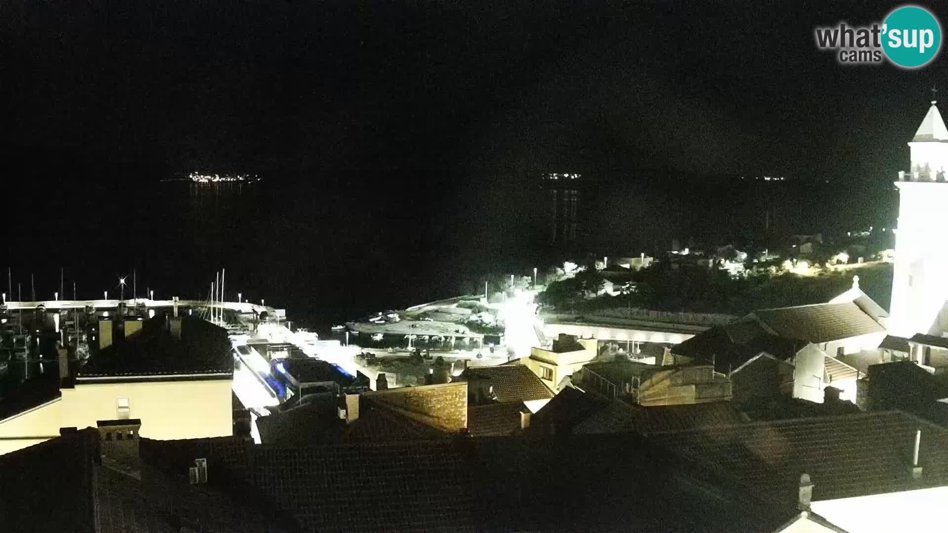 Novi Vinodolski panorama – Dalmacija web kamera