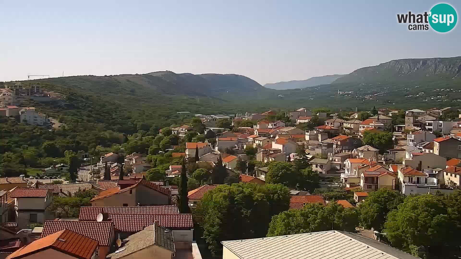 Panorama Novi Vinodolski live cam Dalmatie