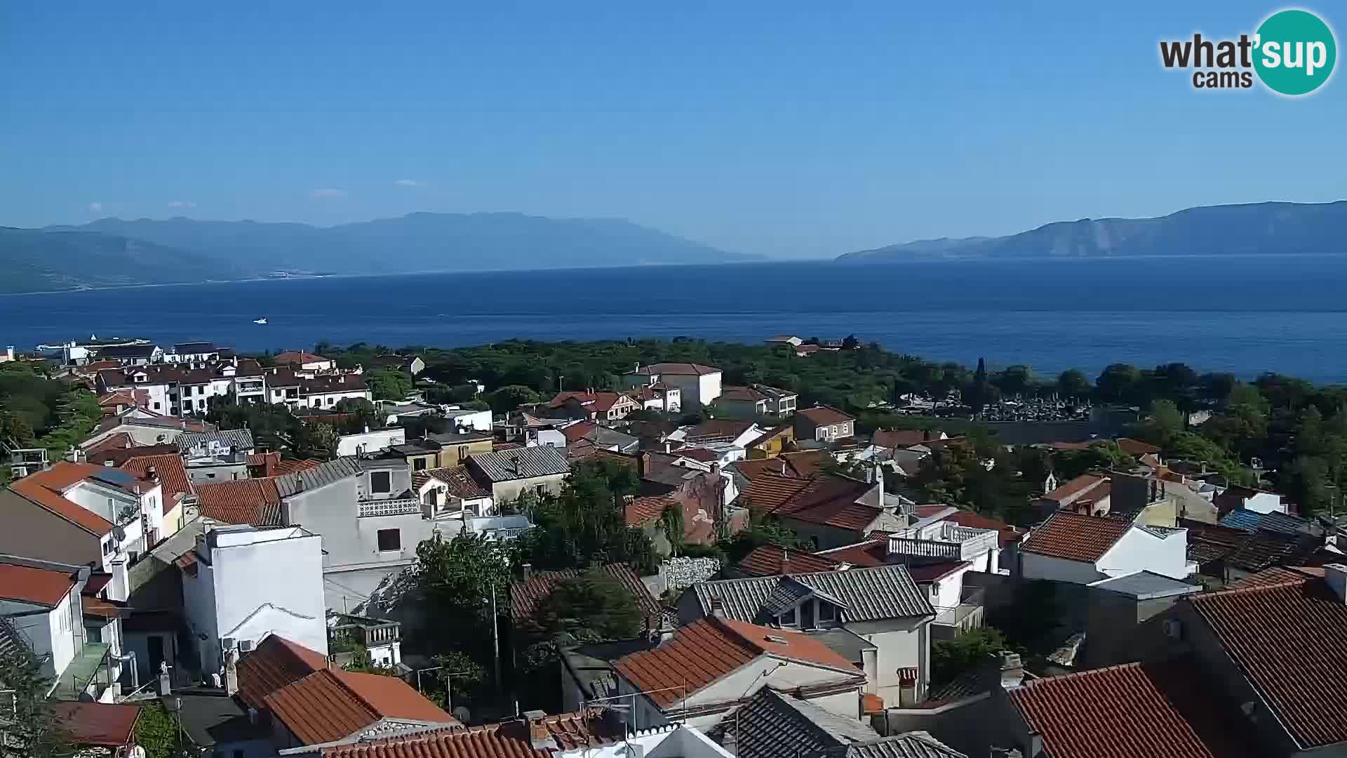 Panoramic webcam Novi Vinodolski – Dalmatia live