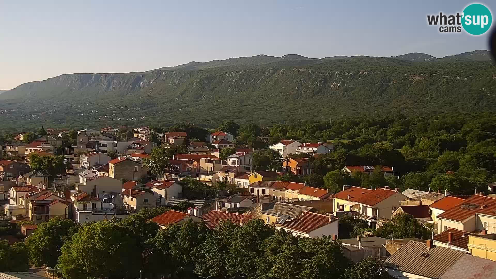 Panoramic Novi Vinodolski livecam Dalmatien