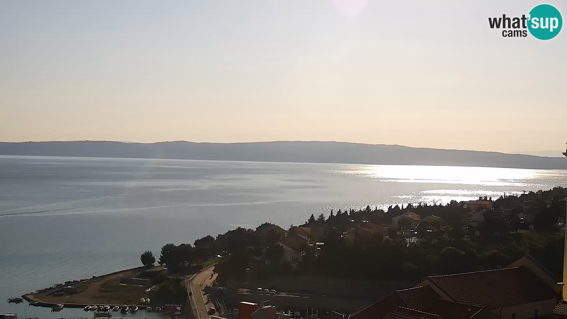 Novi Vinodolski panorama – Dalmacija web kamera