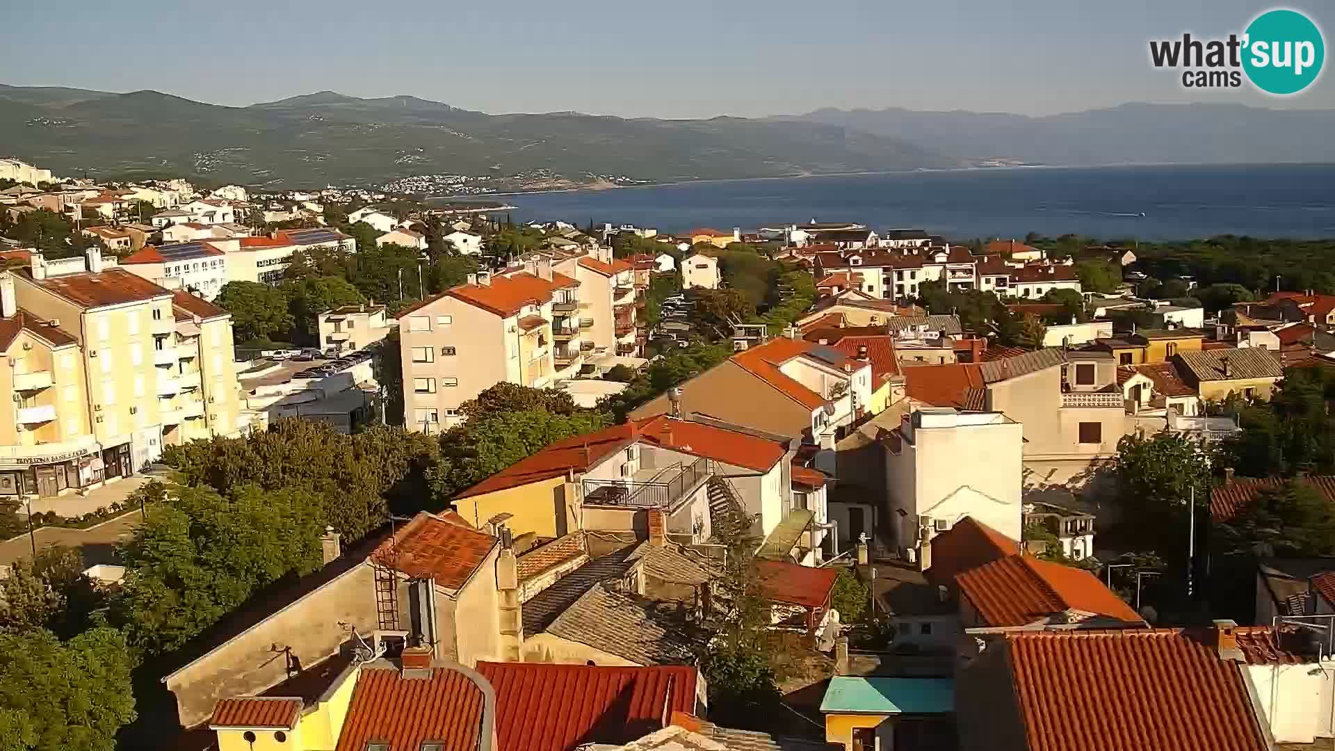 Panoramic Novi Vinodolski livecam Dalmatien