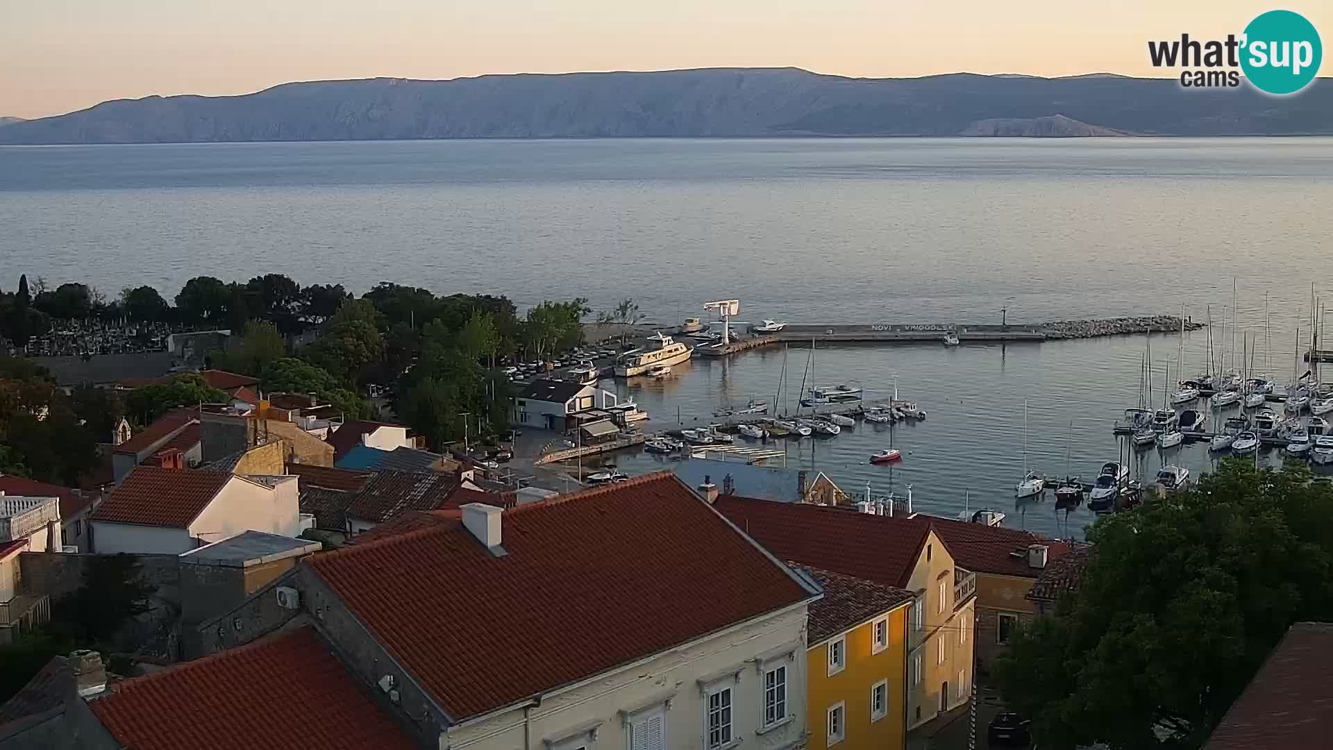 Panoramic webcam Novi Vinodolski – Dalmatia live