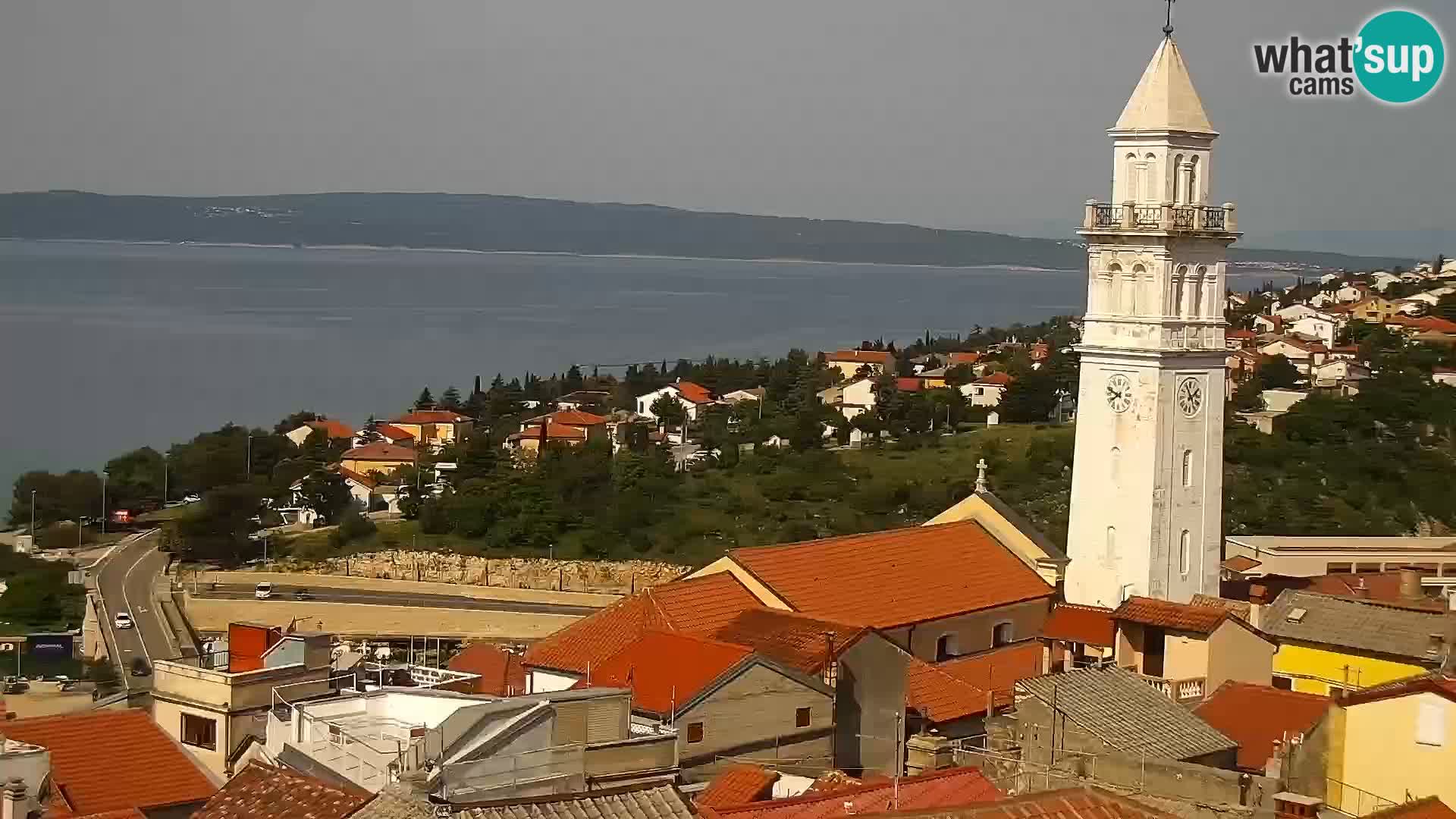 Panoramic webcam Novi Vinodolski – Dalmatia live