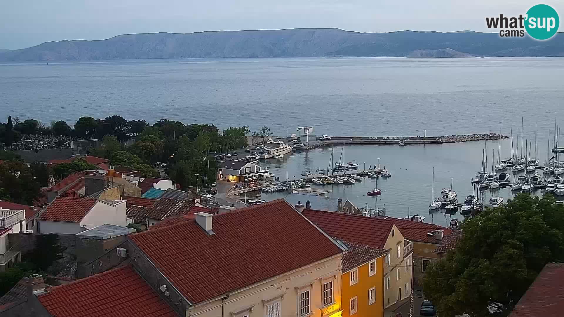 Panoramic webcam Novi Vinodolski – Dalmatia live