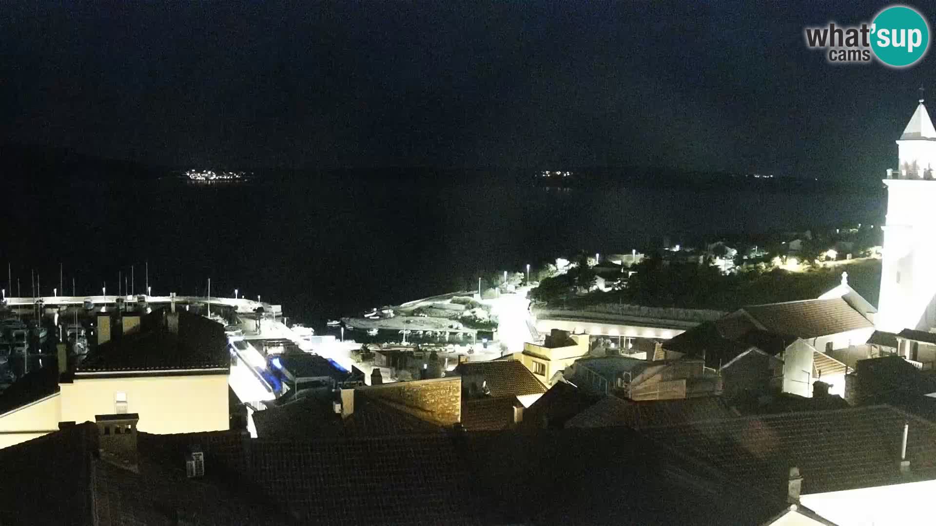 Novi Vinodolski panorama – Dalmacija web kamera