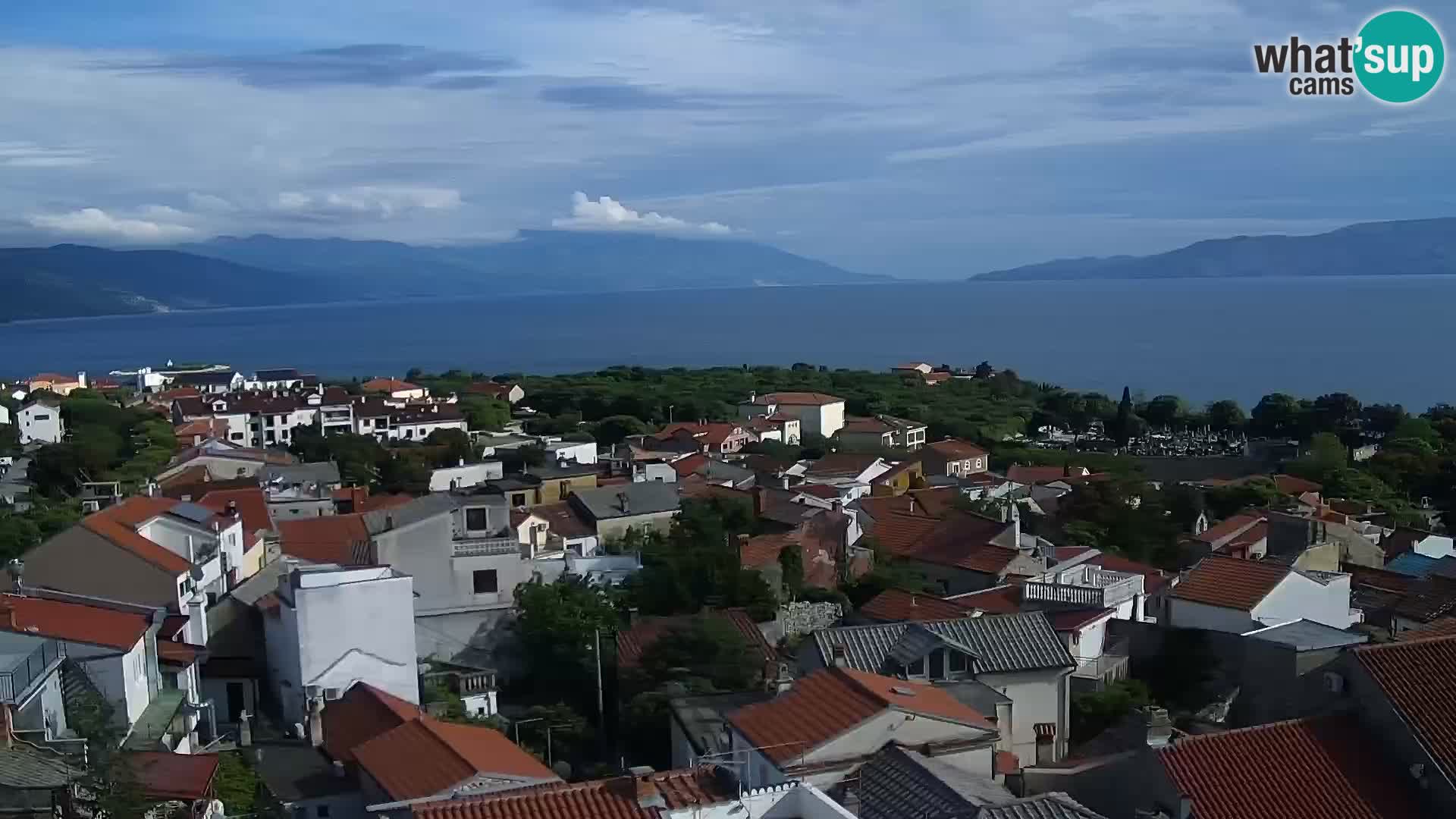 Panoramic Novi Vinodolski livecam Dalmatien