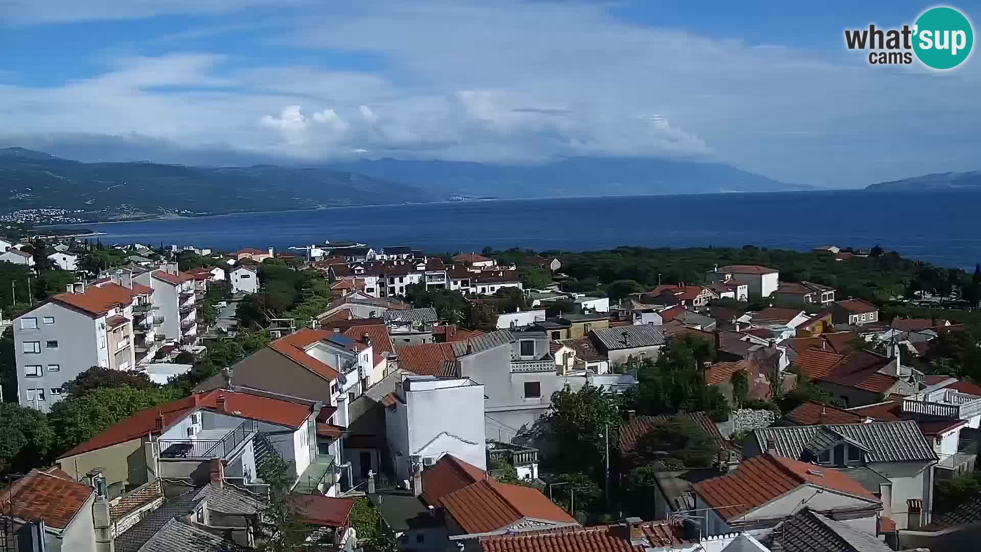 Panoramic webcam Novi Vinodolski – Dalmatia live
