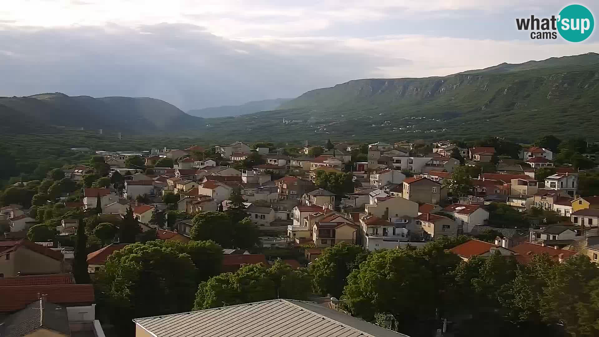 Novi Vinodolski panorama – Dalmacija web kamera
