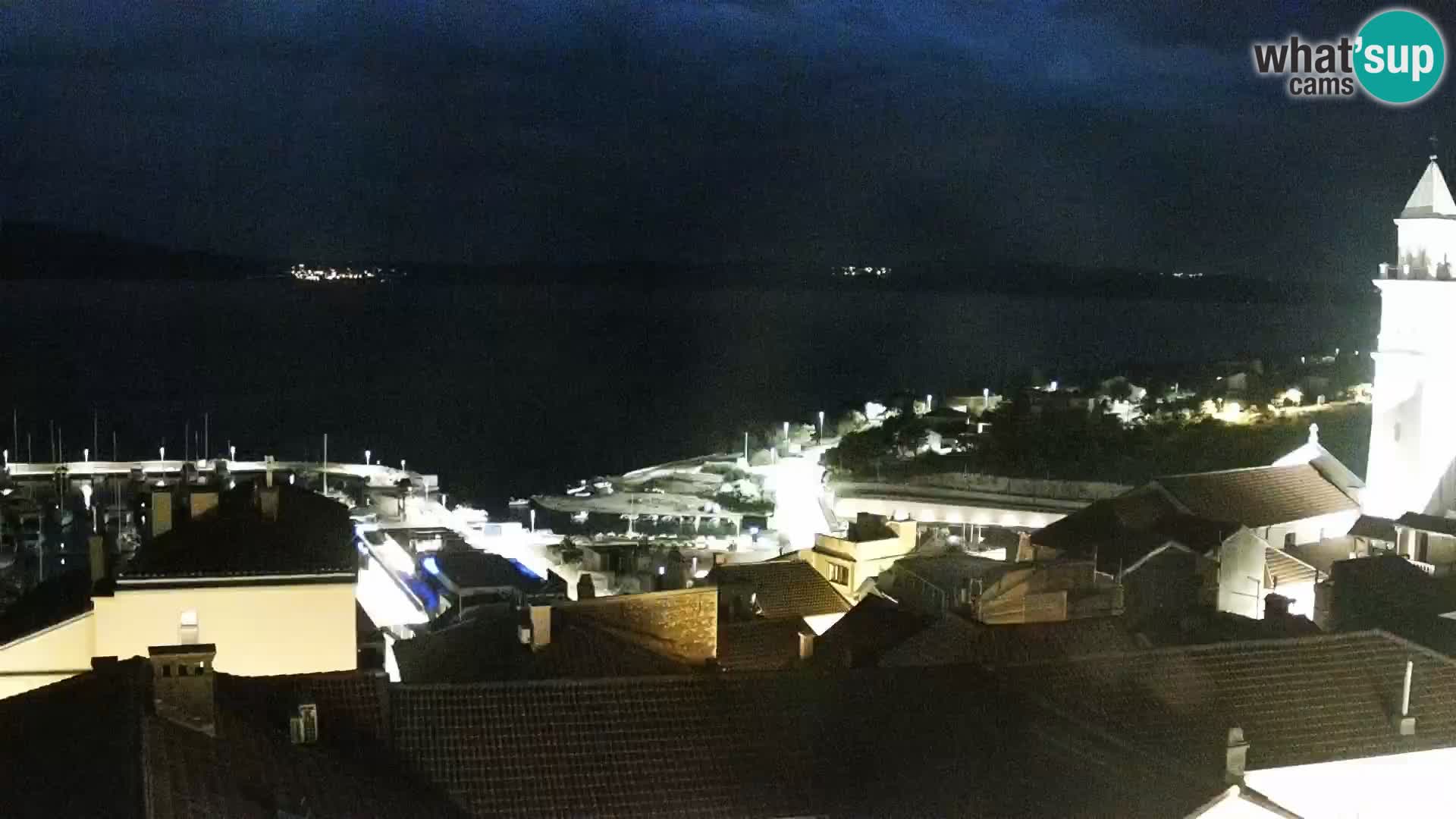 Panorama Novi Vinodolski live cam Dalmatie