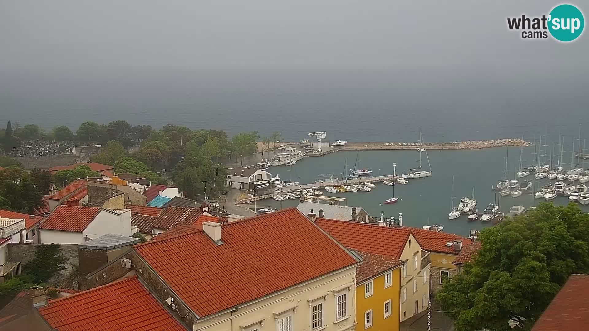Novi Vinodolski camera en vivo Dalmatia