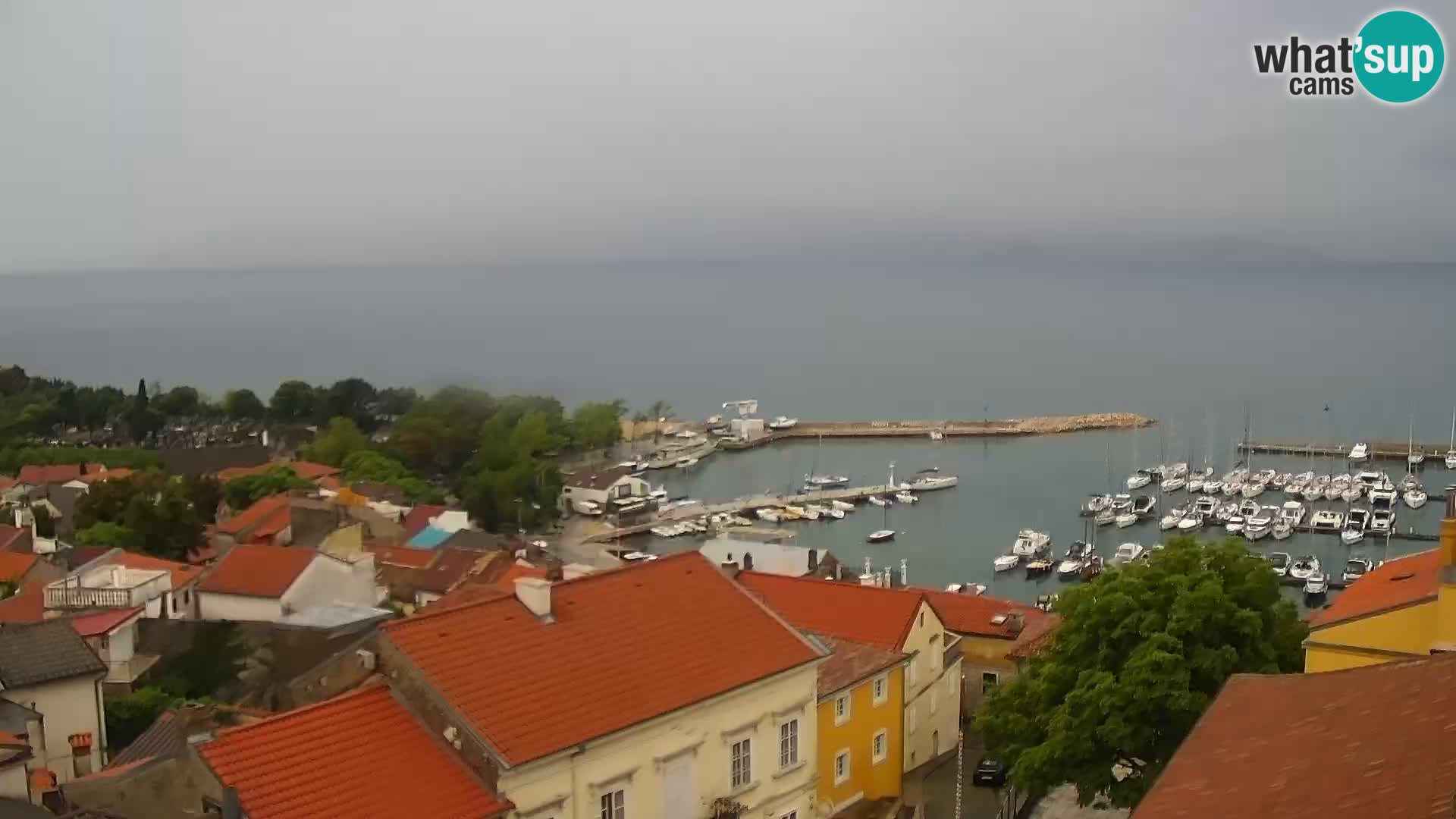 Panoramic webcam Novi Vinodolski – Dalmatia live