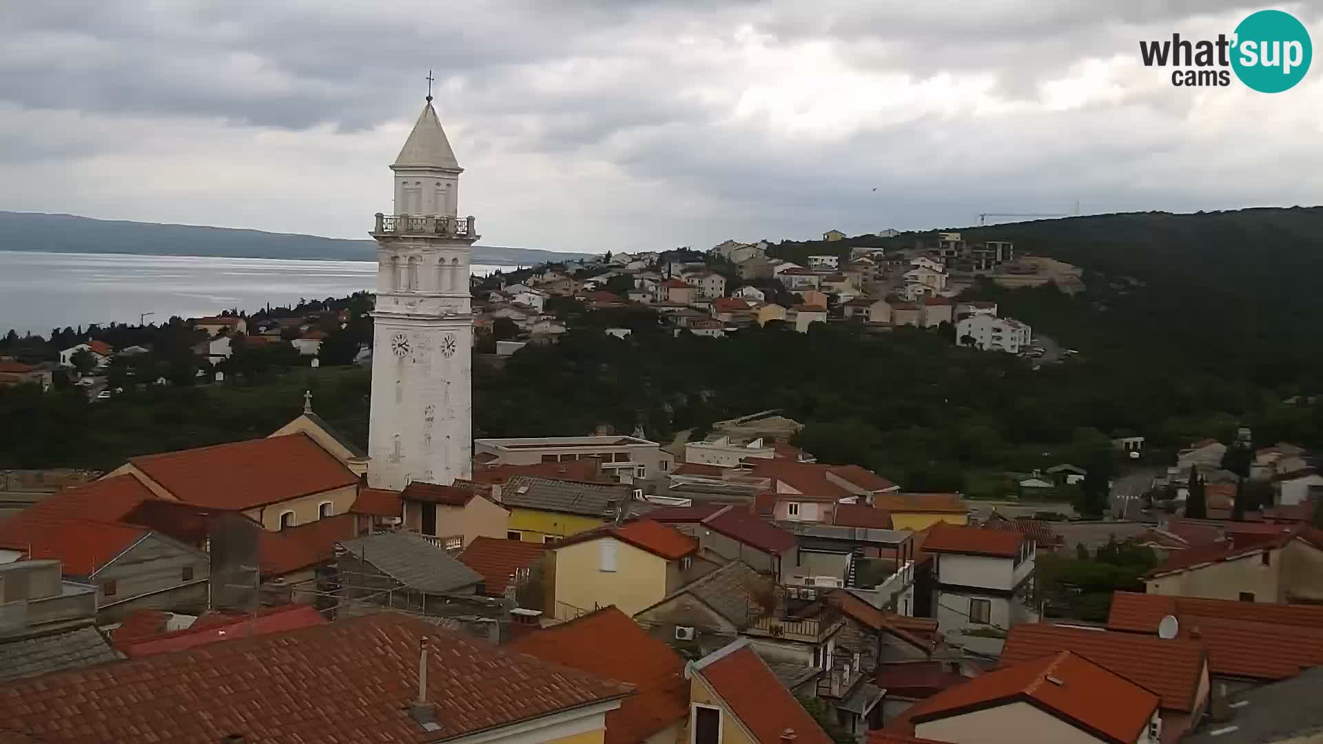 Novi Vinodolski panorama – Dalmacija web kamera