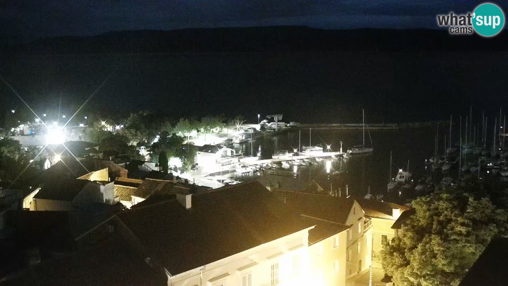 Panorama Novi Vinodolski live cam Dalmatie