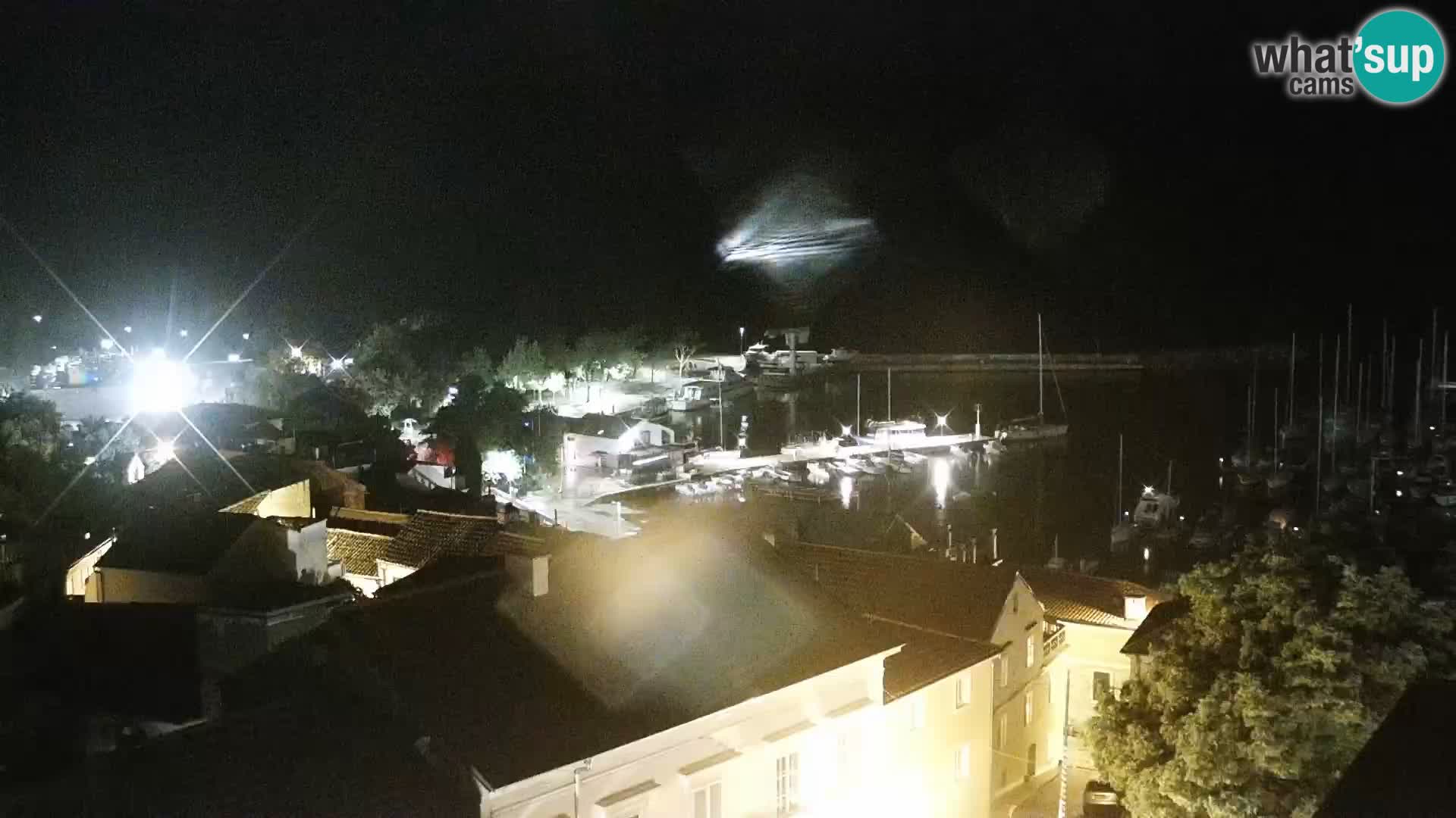 Panorama Novi Vinodolski live cam Dalmatie