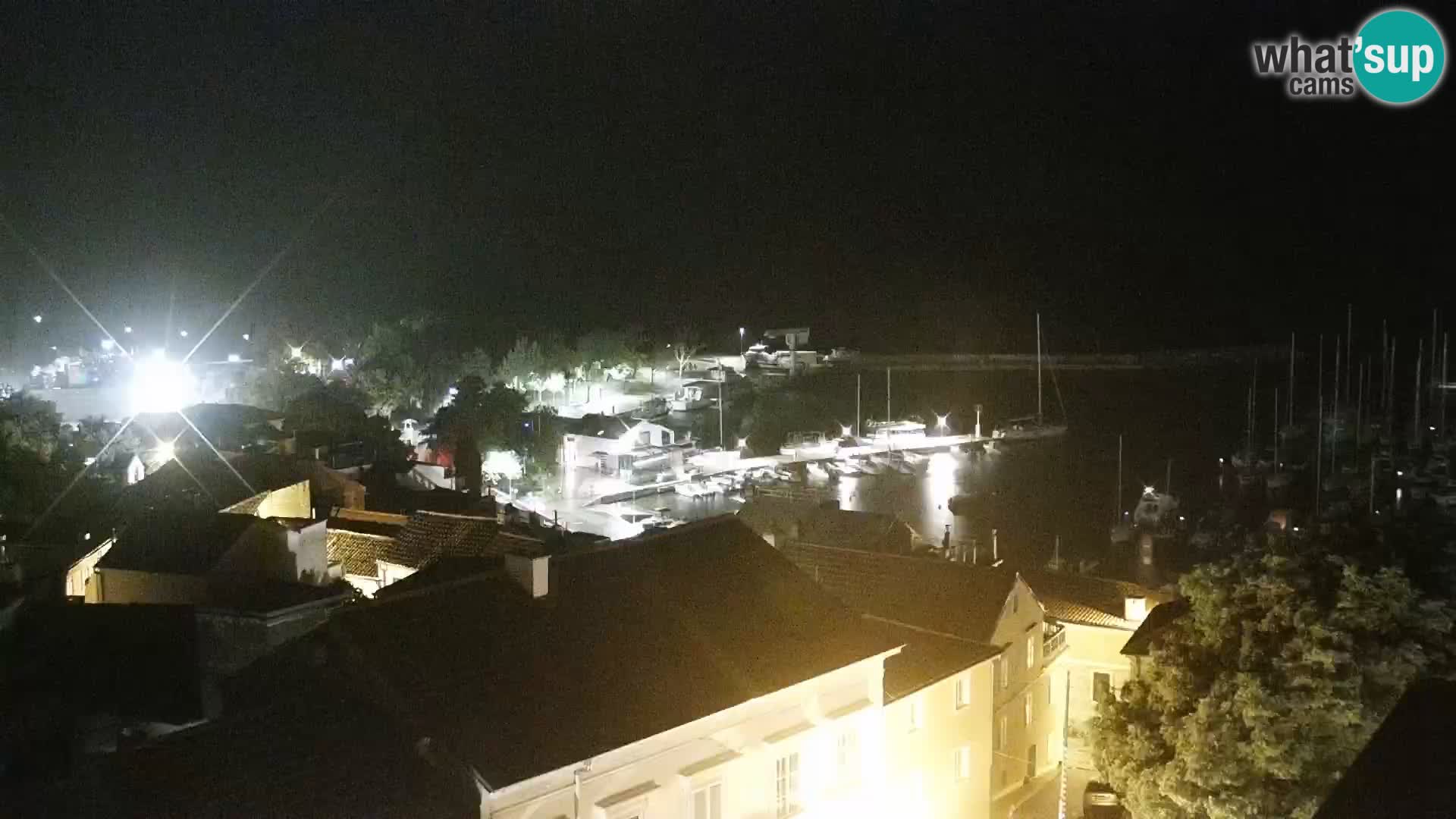 Novi Vinodolski panorama – Dalmacija web kamera