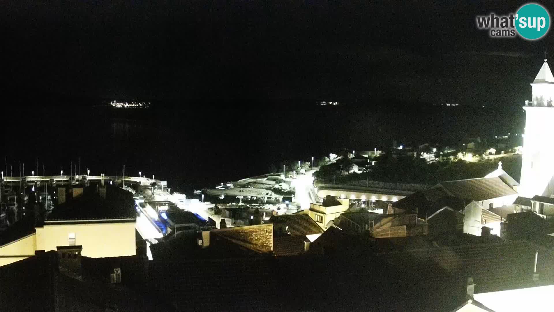 Novi Vinodolski panorama – Dalmacija web kamera