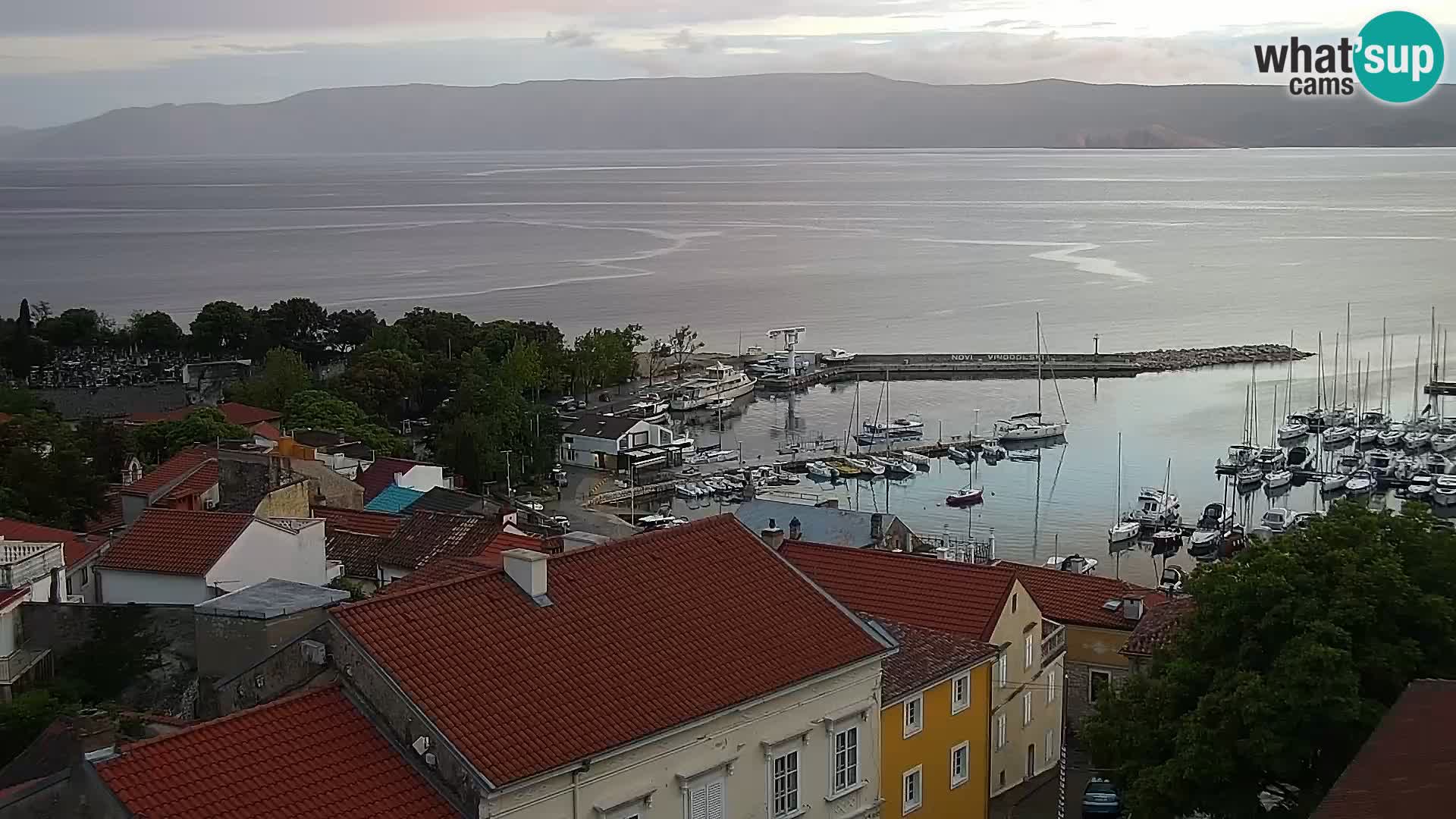 Panoramic webcam Novi Vinodolski – Dalmatia live