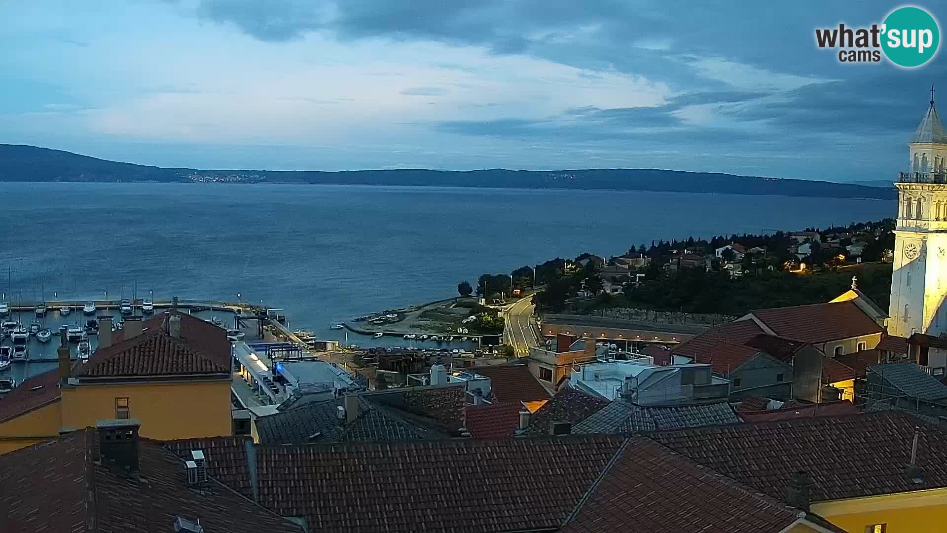 Panoramic webcam Novi Vinodolski – Dalmatia live