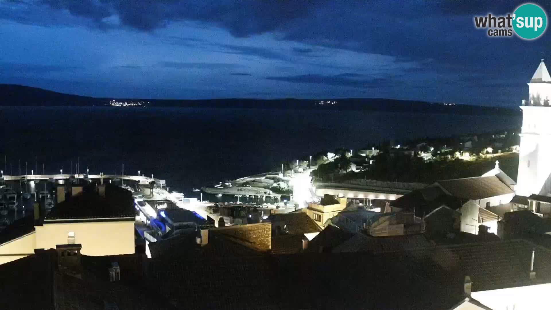 Novi Vinodolski panorama – Dalmacija web kamera