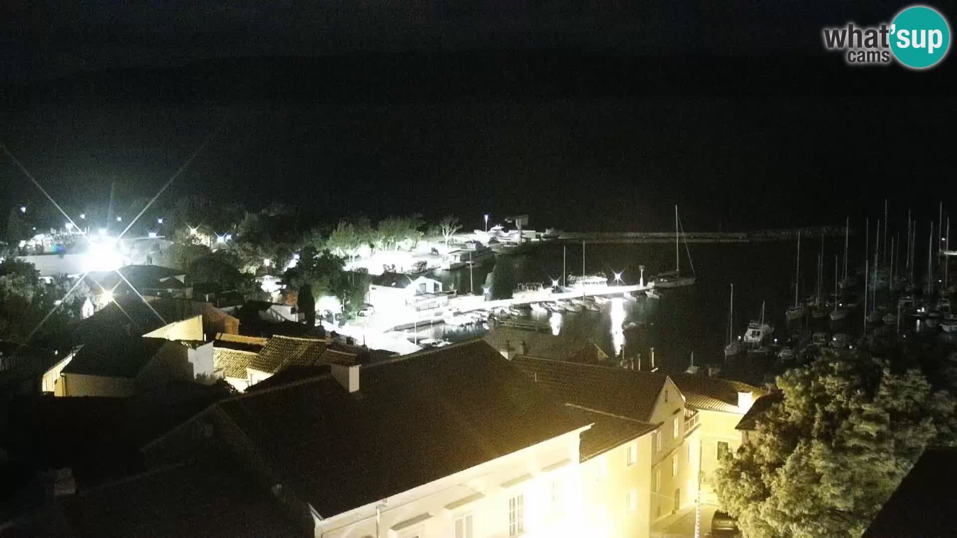 Panorama Novi Vinodolski live cam Dalmatie