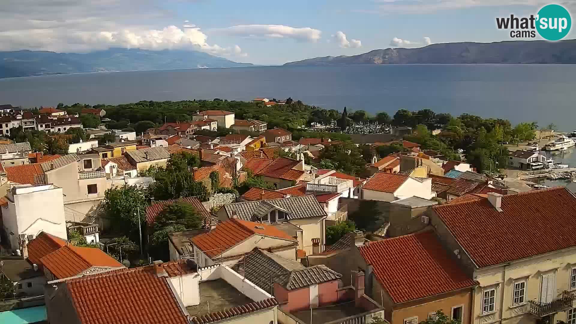 Novi Vinodolski panorama – Dalmacija web kamera