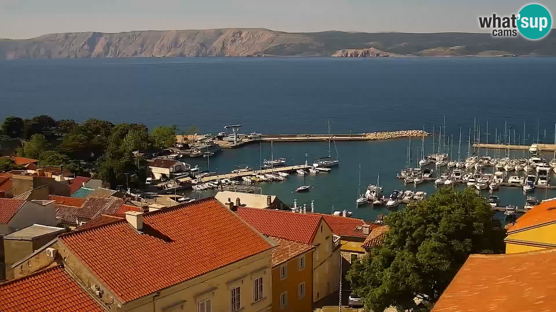 Panoramic webcam Novi Vinodolski – Dalmatia live