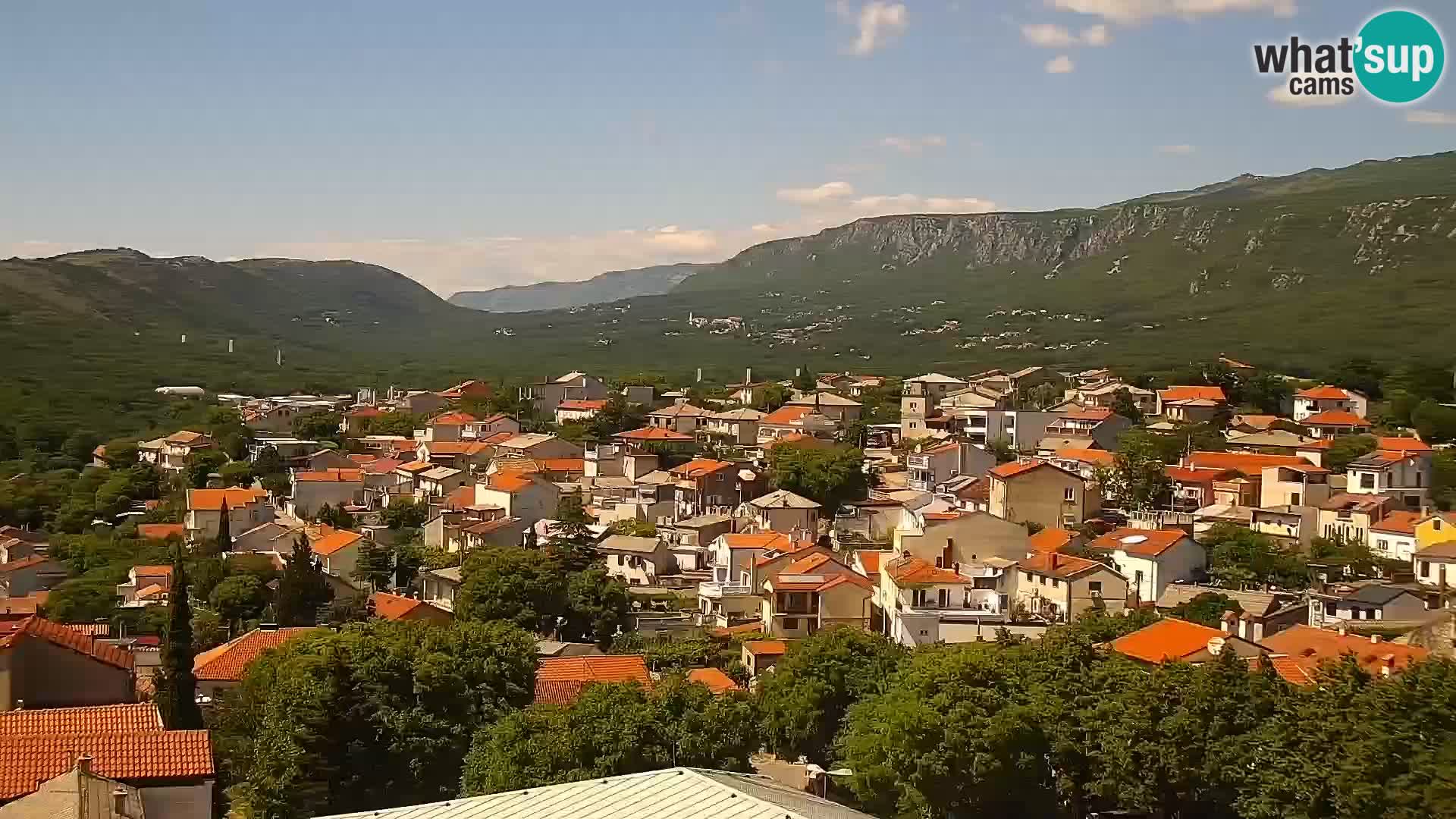 Panorama Novi Vinodolski live cam Dalmatie