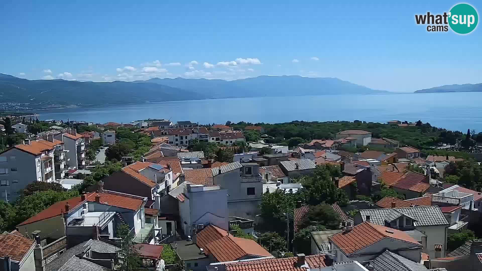 Panoramic webcam Novi Vinodolski – Dalmatia live