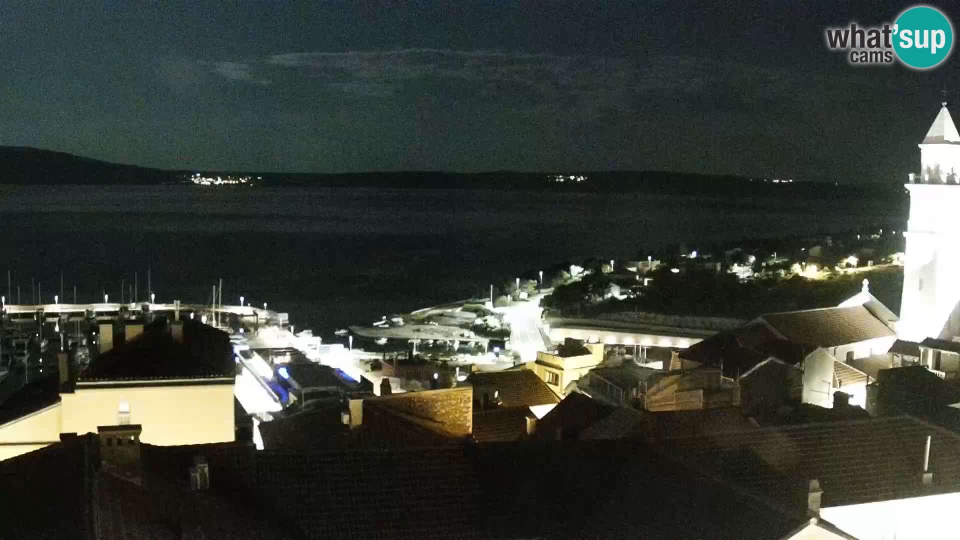 Panoramic Novi Vinodolski livecam Dalmatien