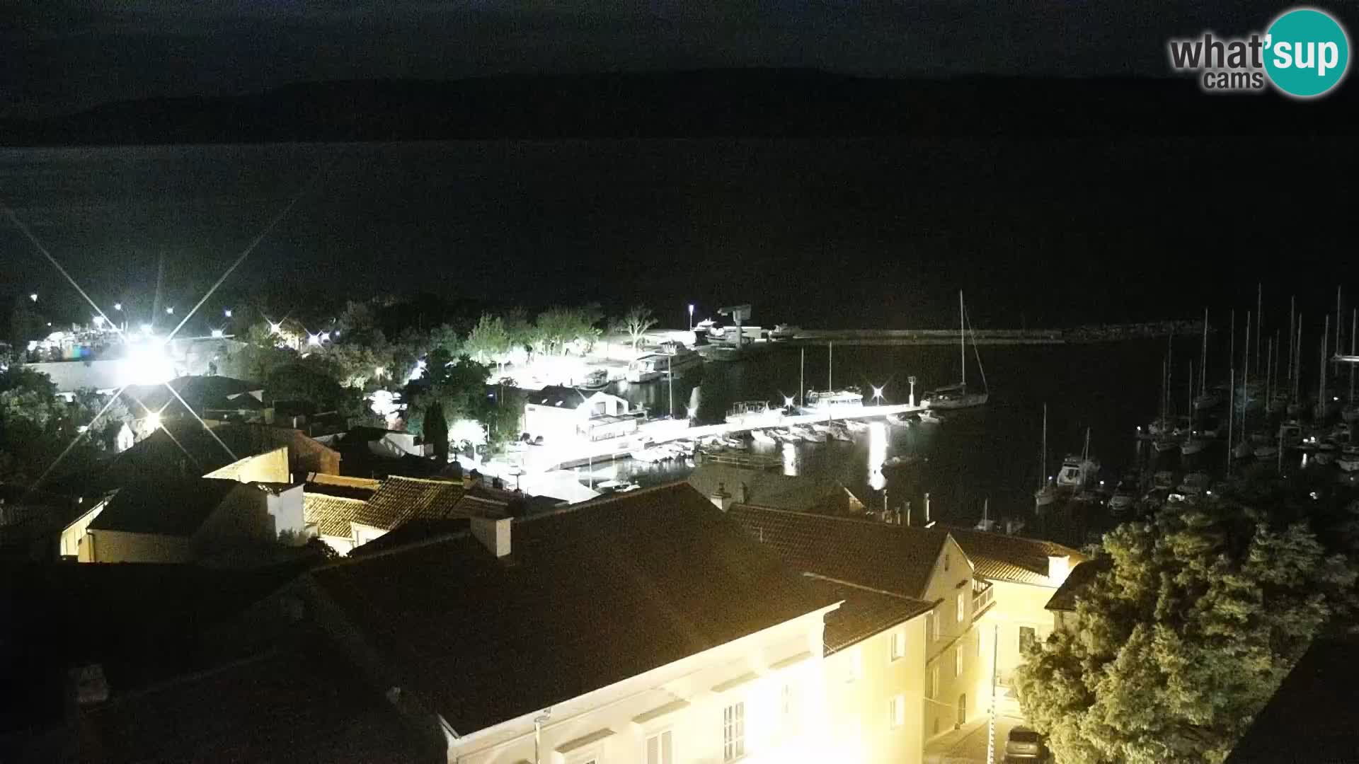 Panoramic Novi Vinodolski livecam Dalmatien