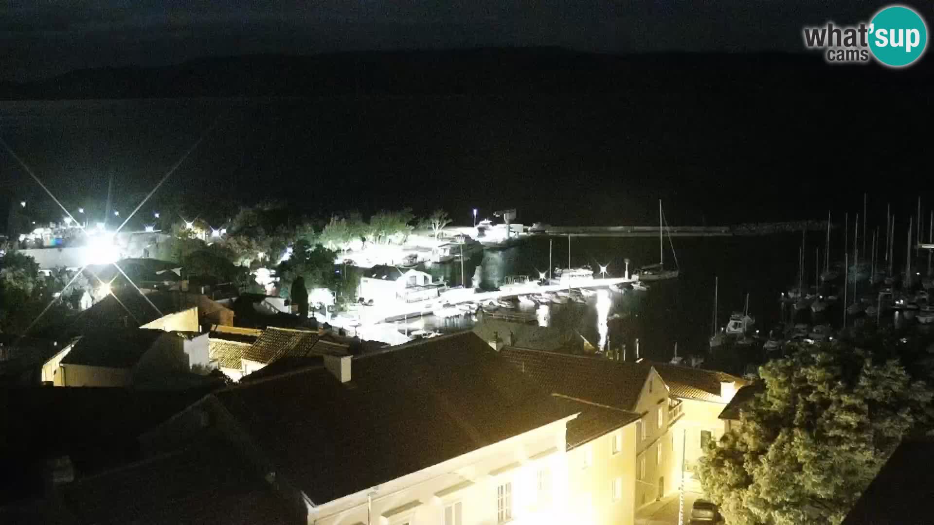 Panoramic Novi Vinodolski livecam Dalmatien