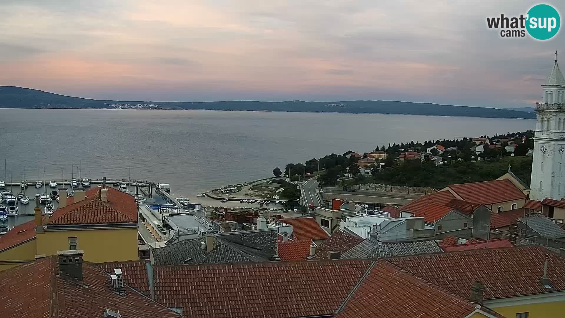 Panoramic webcam Novi Vinodolski – Dalmatia live