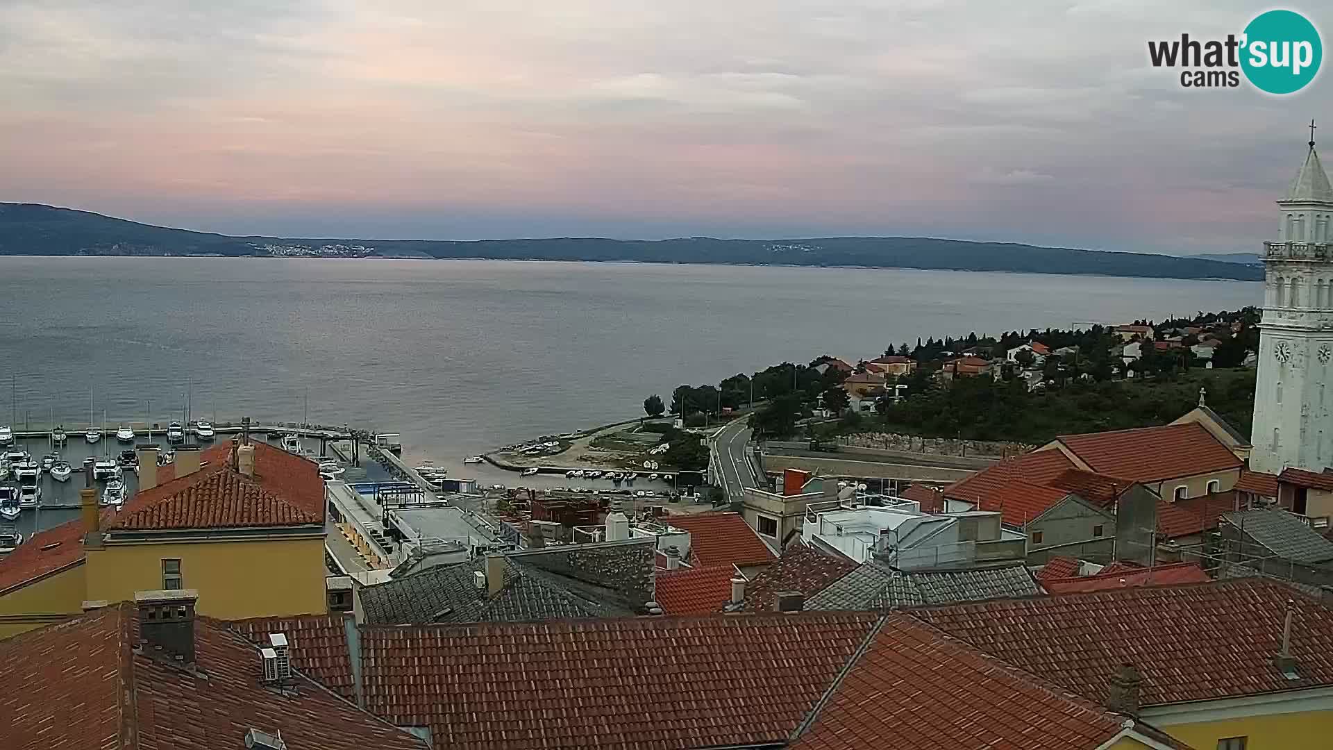 Panoramic webcam Novi Vinodolski – Dalmatia live