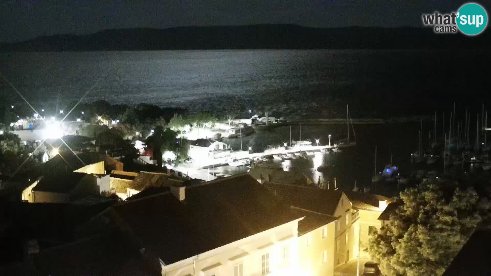 Panorama Novi Vinodolski live cam Dalmatie