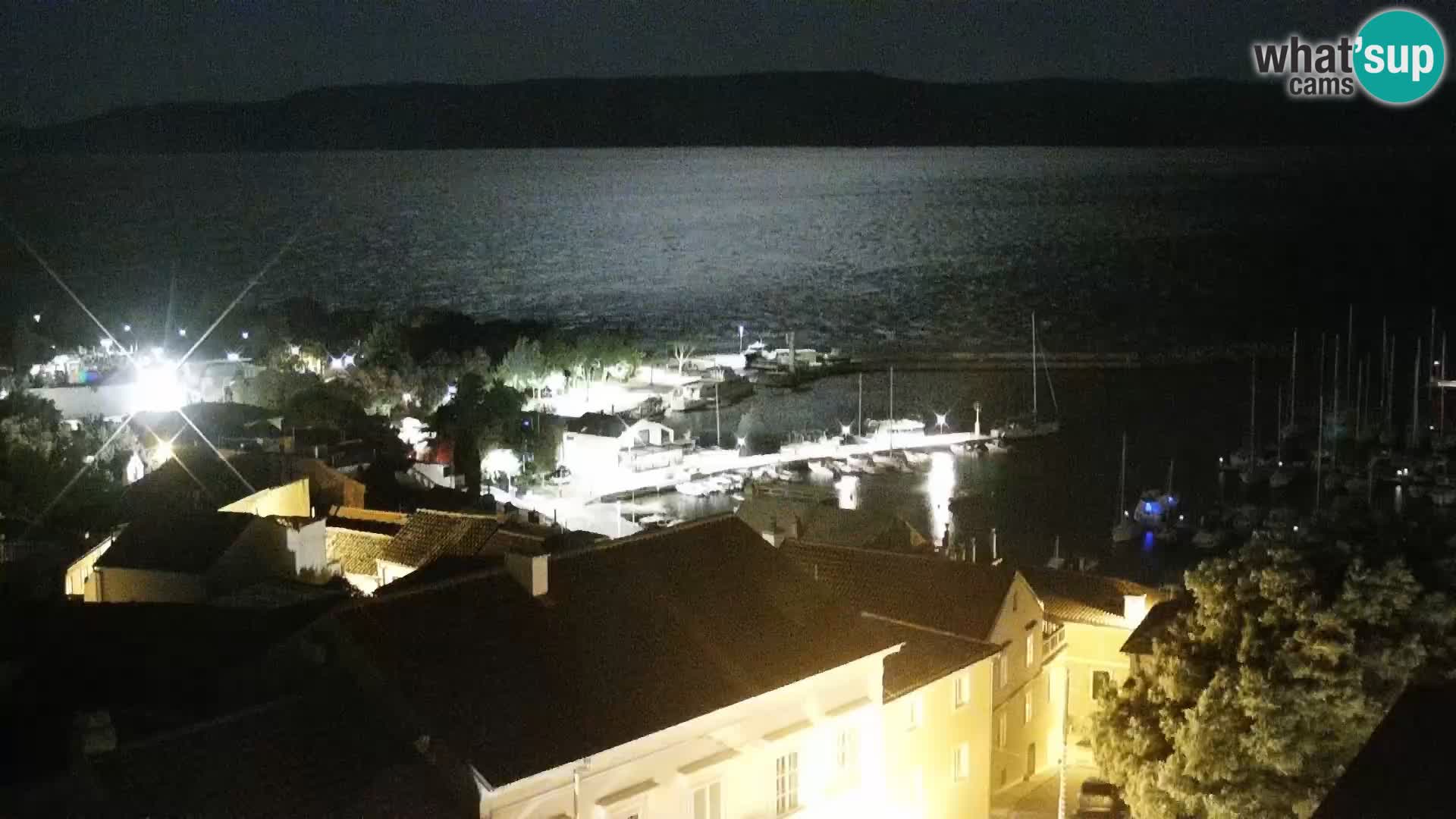 Novi Vinodolski panorama – Dalmacija web kamera