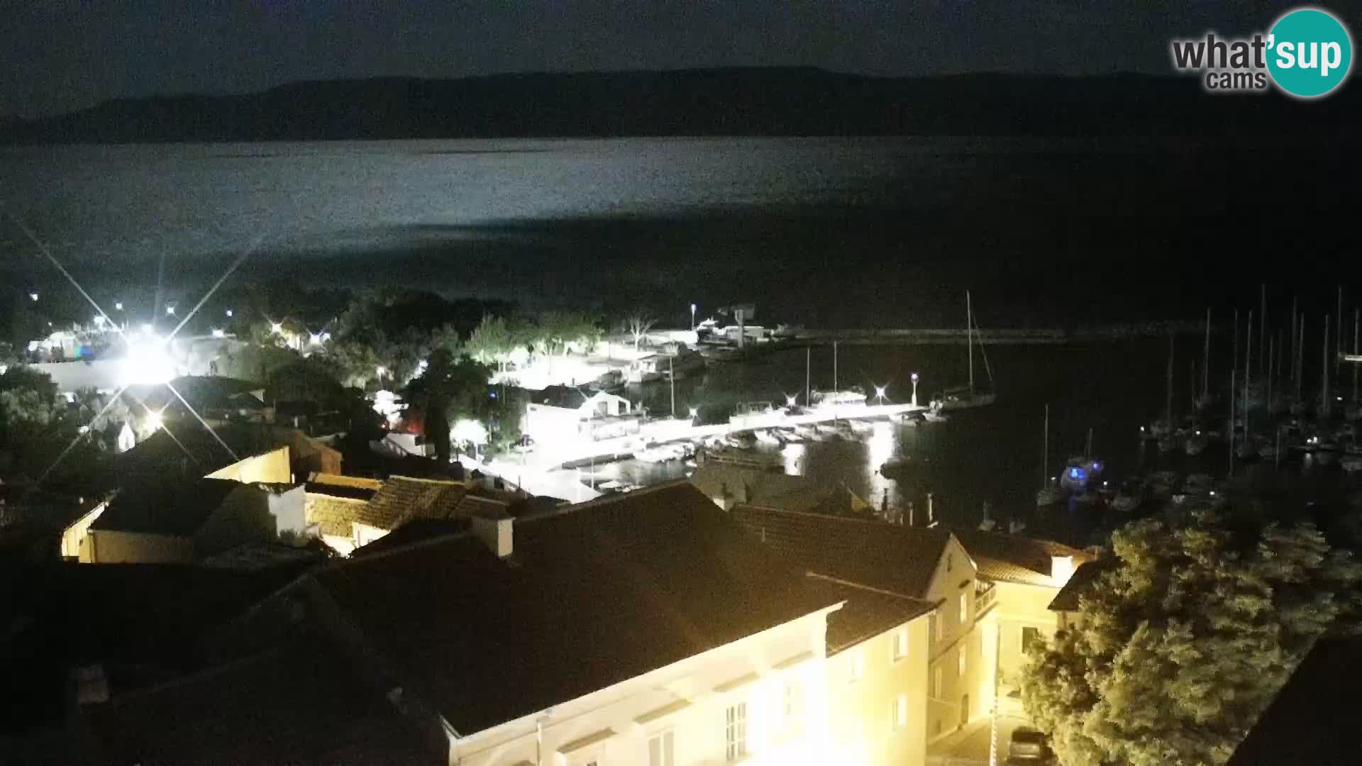 Panorama Novi Vinodolski live cam Dalmatie