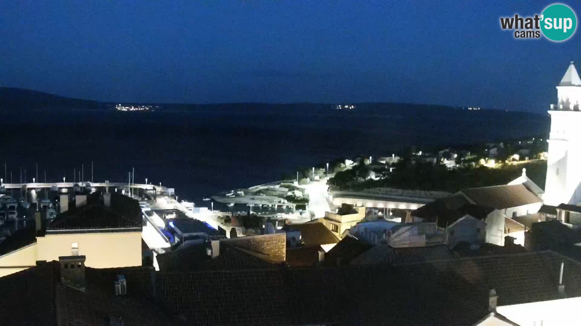 Panoramic Novi Vinodolski livecam Dalmatien